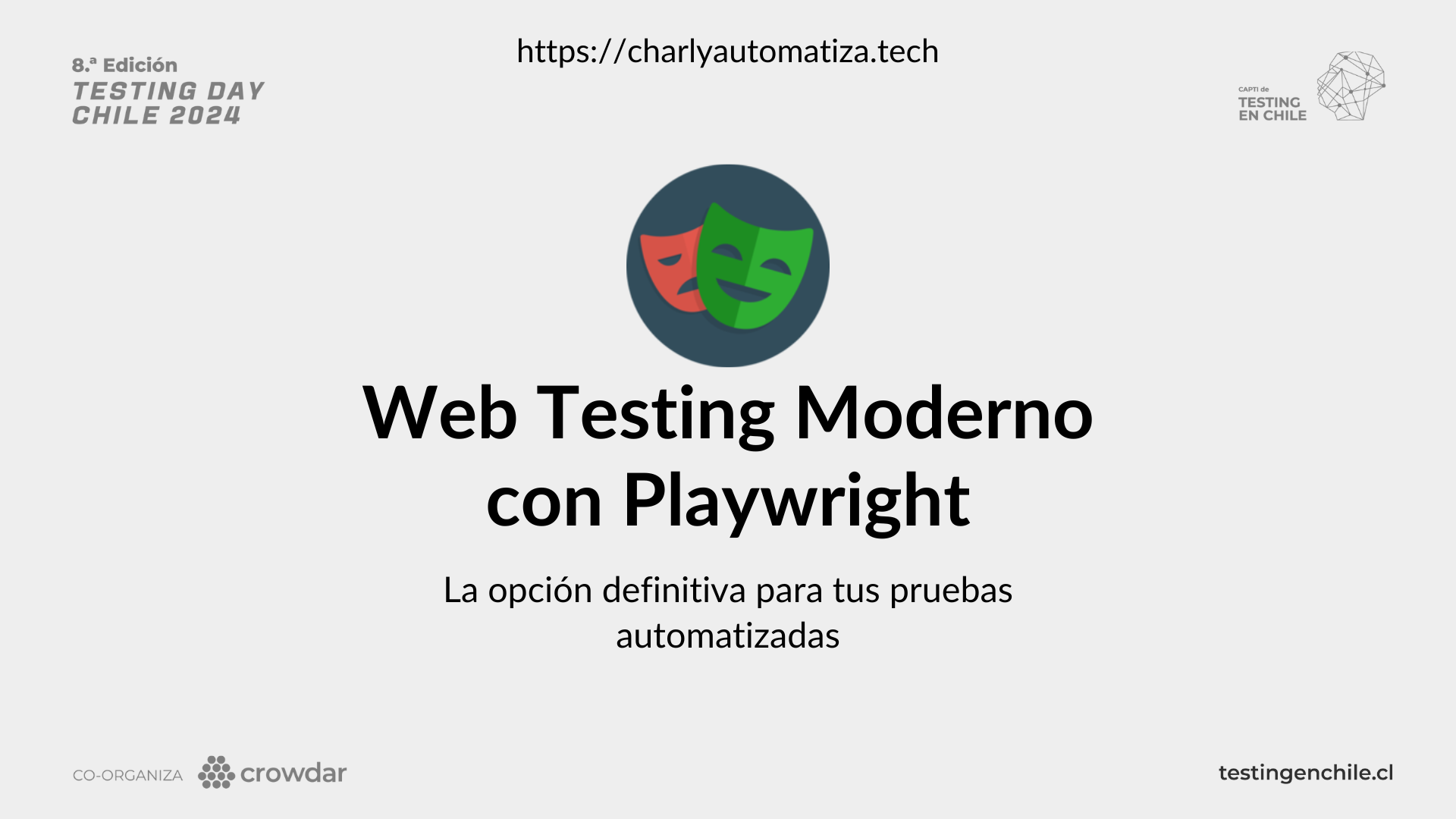 [TDC 2024] Modern web Testing with Playwright [Spanish]